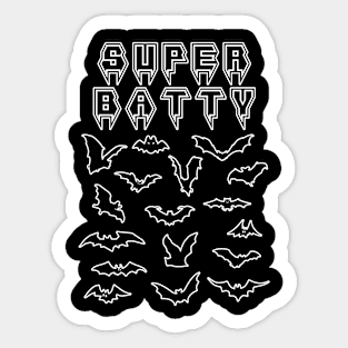 Super Batty Sticker